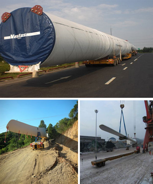 青島風力設備運輸公司，青島風力發(fā)電機運輸公司